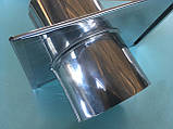 Шибер, нержавіюча сталь 0,8 мм,діаметр 160 мм димохід, вентиляція, фото 8
