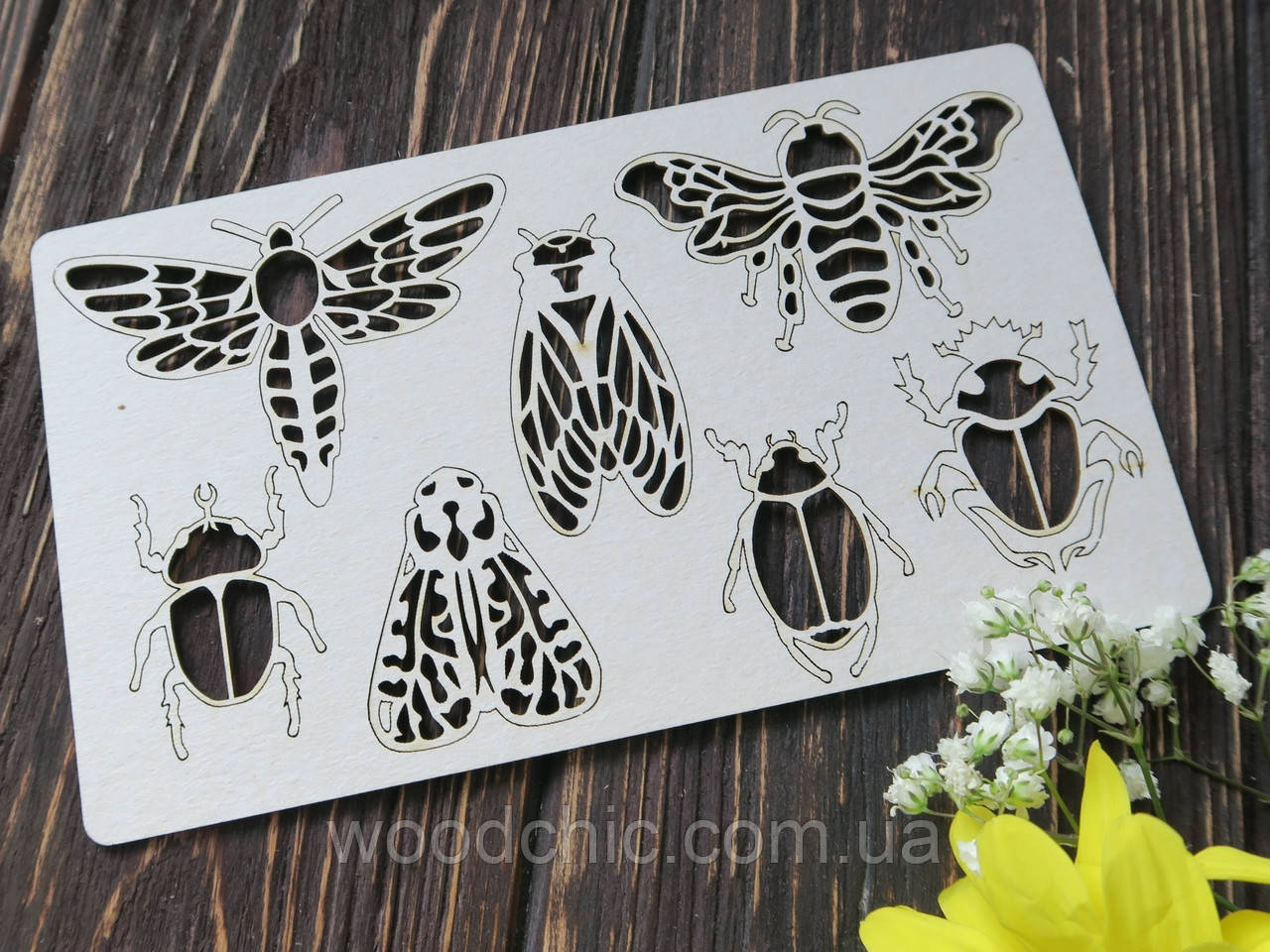 Чипборд набір Жучки 2, фото 1