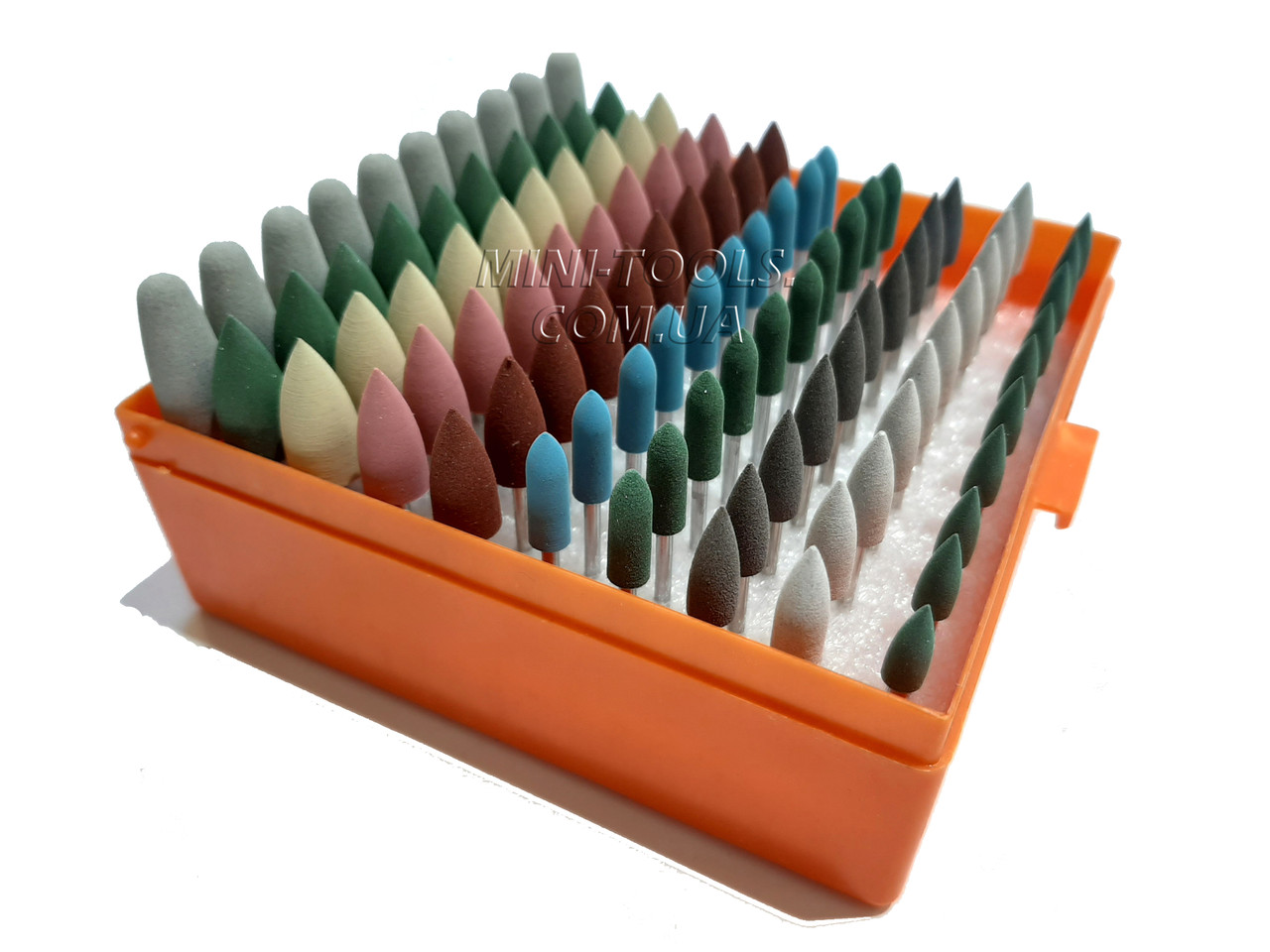 Набір силіконових полірувальників для манікюру і педикюру 100шт.