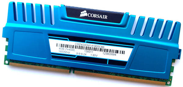 Corsair DDR3 4Gb 1600MHz PC3 12800U 1R8