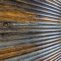 3д панель декоративна Сіро-Коричневий Бамбук (пластикові самоклеючі 3d панелі під дерево) 700x700x8 мм