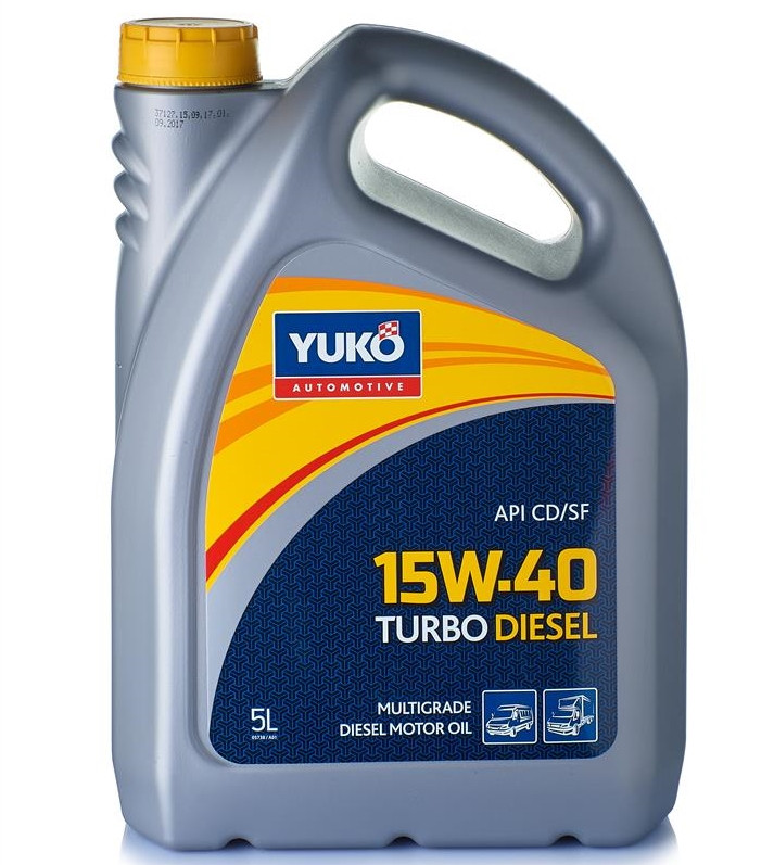 Масло YUKO TURBO DIESEL 15W-40 5л. CD/SF