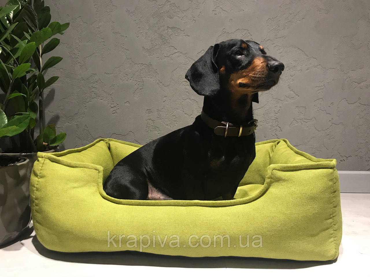 Лежанка для собаки, кота, лежак для собаки, кота, спальне місце МЕБЛЕВА ЗНОСОСТІЙКА ТКАНИНА, фото 1