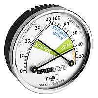 Термогигрометр TFA 452024 цветная шкала d=70