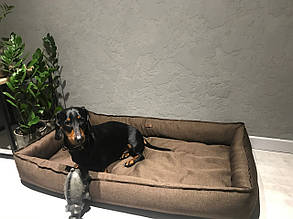 Лежанка для собаки, кота, лежак для собаки, кота, спальне місце МЕБЛЕВА ЗНОСОСТІЙКА ТКАНИНА