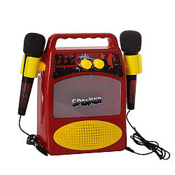 Бездротова портативна Bluetooth колонка Speaker 06058B з двома мікрофонами