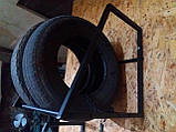 Полиця для зберігання змінних коліс та шин настінна розбірна на 2 колеса, фото 7