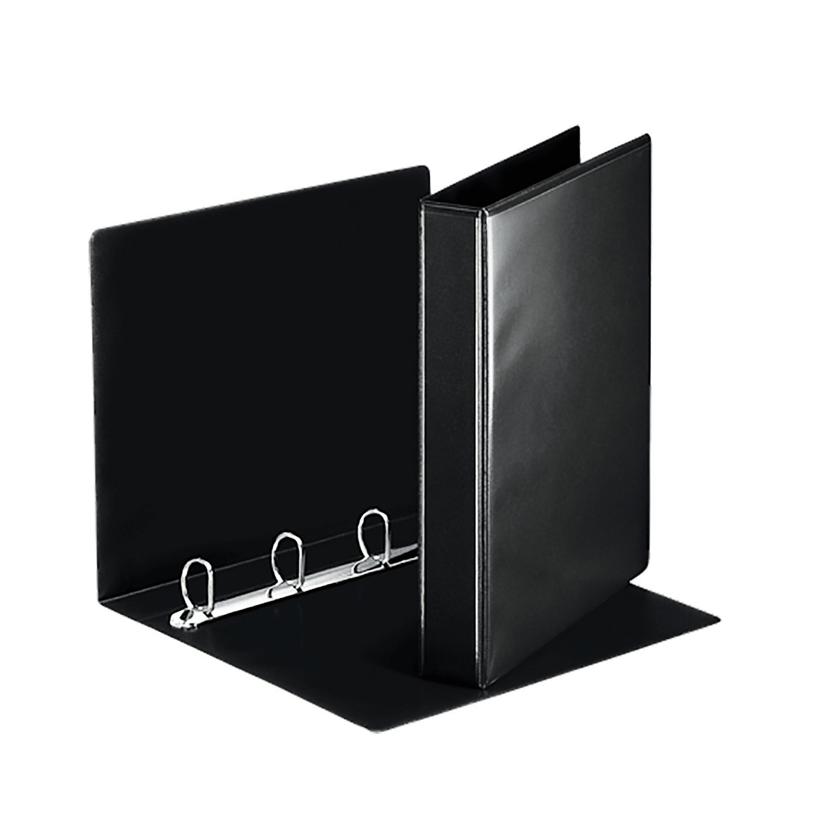 Папка-панорама на 4 кільця РР А4 30 мм чорна арт.49717