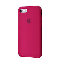 Накладка Silicone Case iPhone 7/8  Rose Red