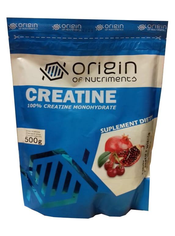 Креатин ORIGIN CREATINE 100% Monohydrate 500 грамів зі смаковими добавками