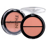 Двойные румяна для лица матовые TopFace Twin Blush On Instyle PT353 Натуральные двухцветные