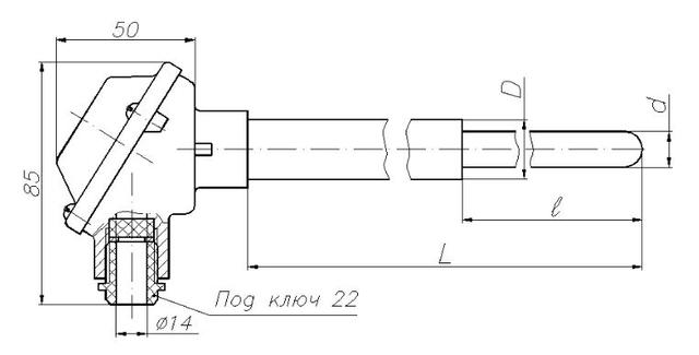 ТПР-1788 термоперетворювач ТПР-1788 термопара 1600