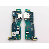 Плата нижня (плата зарядки) Sony G3311 Xperia L1 | C3312 | G3313 з роз'ємом зарядки і компонентами (Original)