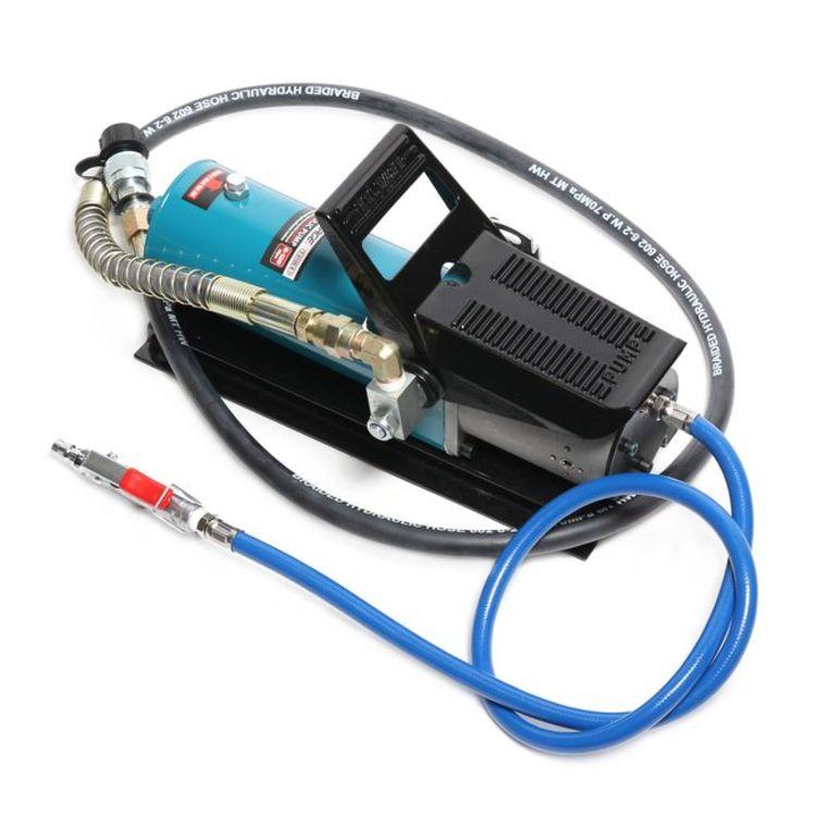 Насос пневмогідравлічний ножний + шланг Forsage F-0100-4-1N, фото 1