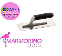 Кельма для декора 200х80х0,6 мм прямая (шлифованная) Marmorino Tools (21038)