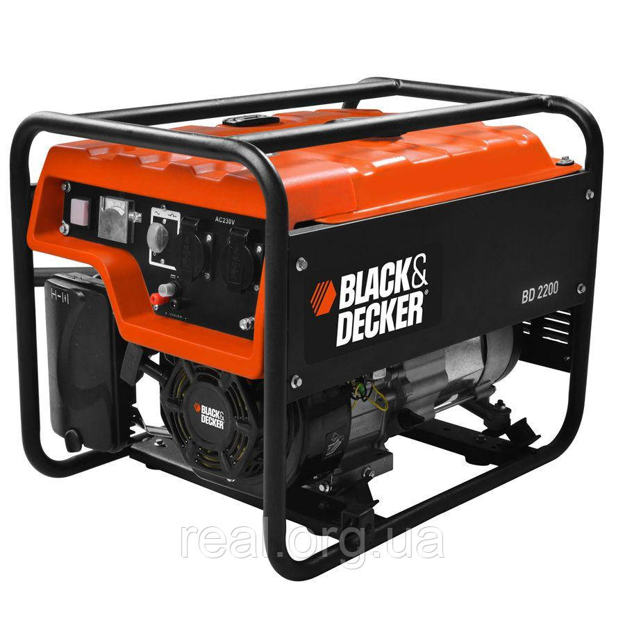 ✅ Генератор бензиновий однофазний BLACK+DECKER BD2200