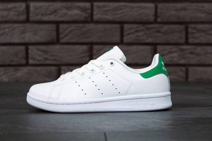 Купить Кроссовки Adidas Stan Smith White Green, кроссовки адидас стэн ...