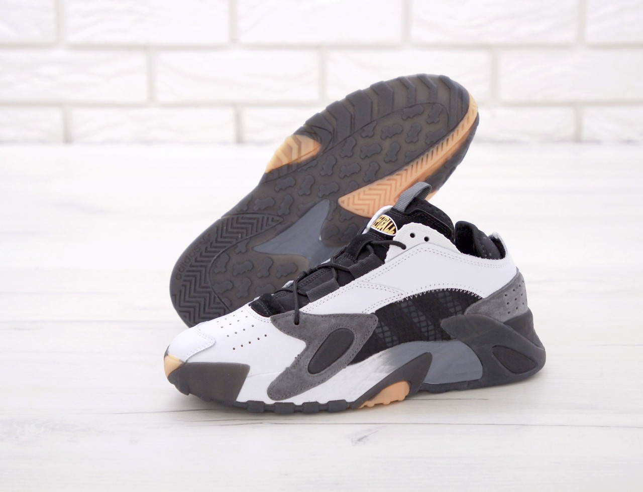 Чоловічі кросівки Adidas StreetBall Black Grey, чоловічі кросівки адідас стрітбол (45 розмір в наявності)