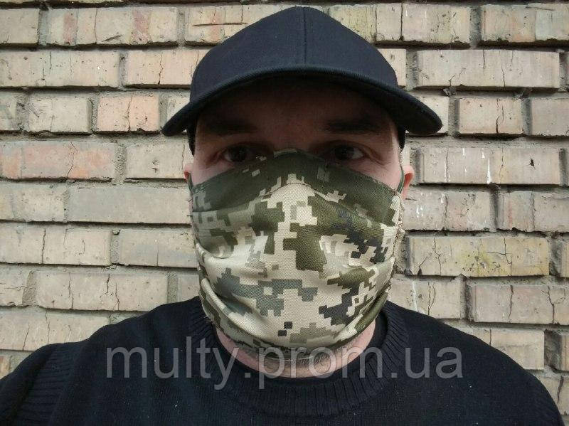 Купить Маска маскировочная Укрпиксель тканевая ММ14 Укрцифра снайпера ...