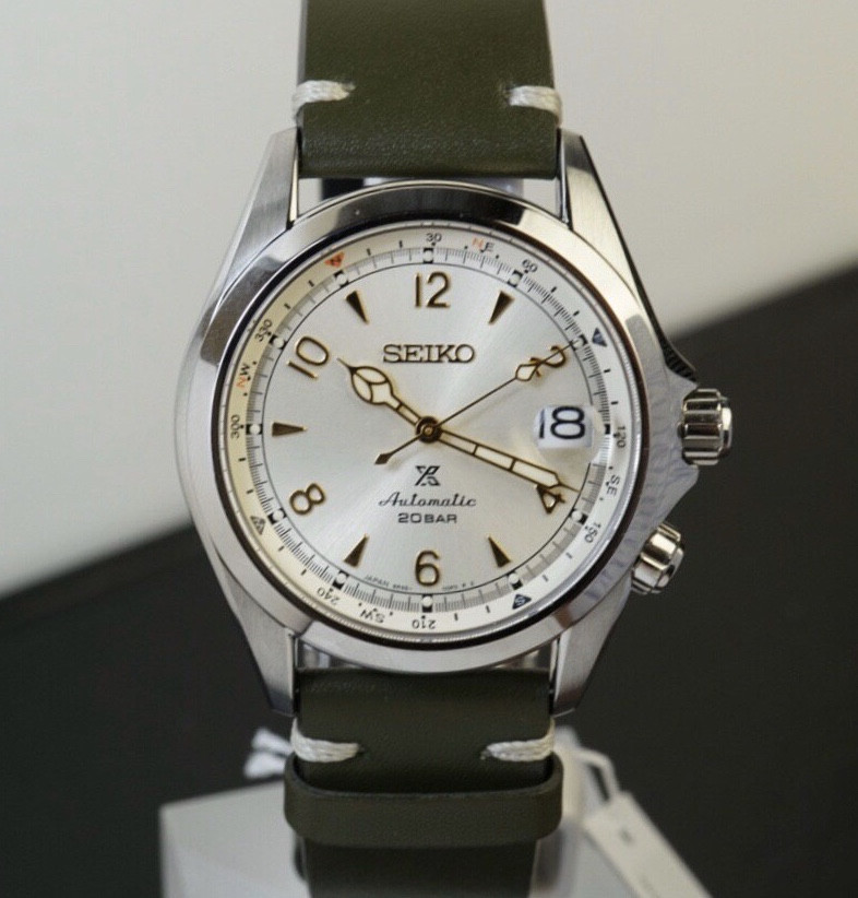 Годинник Seiko SPB123J1 Бежевий Alpinist Automatic MADE IN JAPAN - 6R35