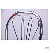 Кухонний стілець AMF Велес 830х400х500 мм хром червоне сидіння м'яке для кафе, фото 8