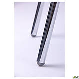 Кухонний стілець AMF Велес 830х400х500 мм хром червоне сидіння м'яке для кафе, фото 9