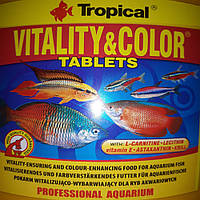 Корм для риб самоклейні таблетки Tropical Vitality&Color tablets на вагу