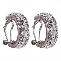 Сережки з італійським замком