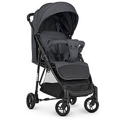 Коляска дитяча «Bambi» M 4249 Dark Gray, прогулянкова, книжка, корзина, чохол, темно-сіра