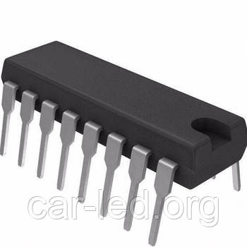 К561ИР9 DIP16 (аналог CD4035A) мікросхема чотирьохрозрядний послідовно-паралельний регістр, фото 1