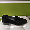 STTOPA Розміри 36-44. Туфлі лофери великих розмірів шкіряні. 178-4244 Чорні, фото 2