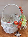 Великодній кошик з декором.Пасхальная корзина. Великодній декор. Кошик для пасти., фото 8