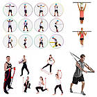 Гума для фітнесу та підтягувань Power Bands Sport FI-0889-5 потужність XL (навантаження 29-79 кг) чорна, фото 2