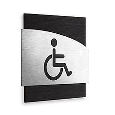 Таблички на дверь туалета для инвалидов