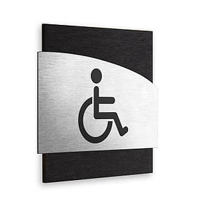 Таблички на дверь туалета для инвалидов, фото 2