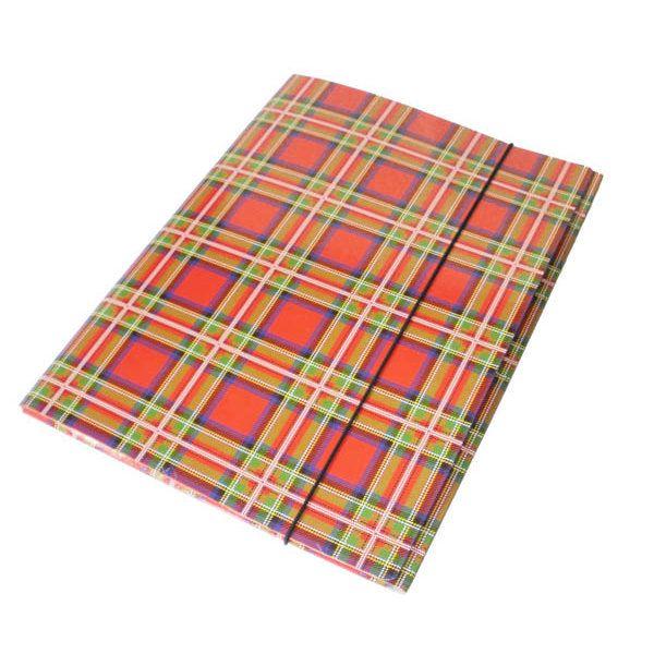 Папка на гумці (картон, лак) "ШОТЛАНДКА"