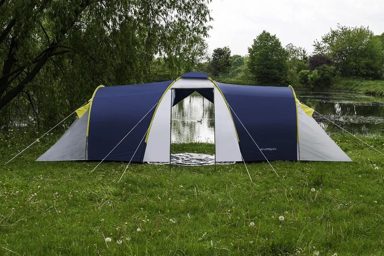 Большая туристическая палатка Acamper NADIR 6 с тамбуром шестиместная А0896-3 - фото 3 - id-p554704219