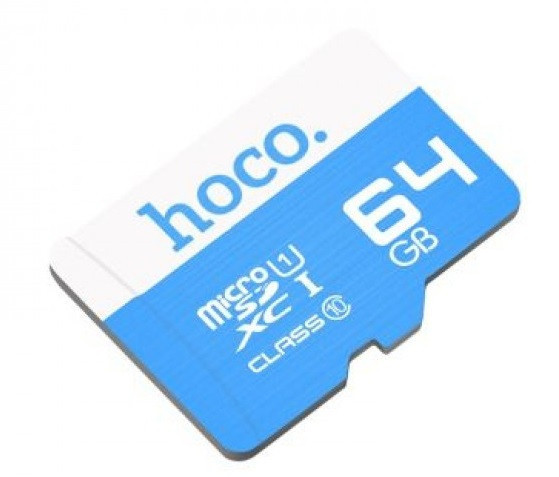 Карта памяти Hoco MicroSD 64GB Class 10, фото 1