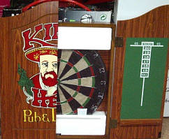 Мішень для дартс d-45 см у кабінеті (Kings Head) Дартс з кабінетом