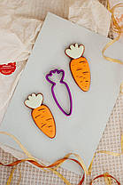 3D формочки-вирубки для пряників "Морквина 2"