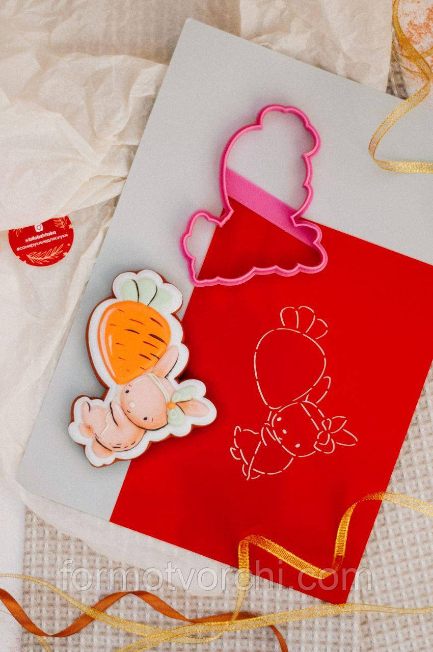 3D формочки-вирубки для пряників "Зайчик 87"