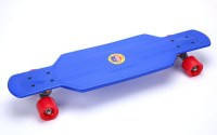 Лонгборд фрирайд пластиковый дека 72,5х20см сине-красный
