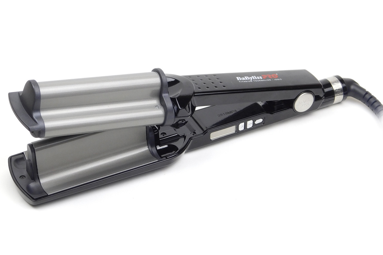 Професійна потрійна плойка турмалін BaByliss BAB2469TTE Ionic 3D Hi-Def Waver 19мм