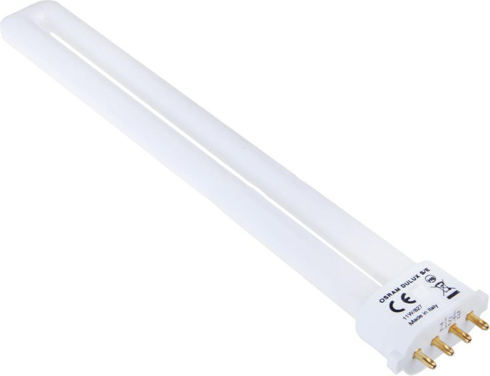 Люмінесцентна лампа OSRAM DULUX S/E 11Вт/840 2G7 енергозаощаджувальна