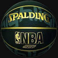 М'яч баскетбольний Composite Leather No7 SPALDING NBA HIGHLIGHT GOLD Indoor/Outdoor чорний