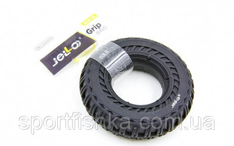 Еспандер кистьовий силікон кільце нагр. 80LB чорний , фото 1