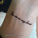 Тату-стикери Tattoo Speech 12 шт., фото 5