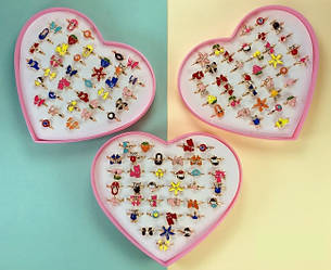 Кільце дитяче золотисте роз'ємне