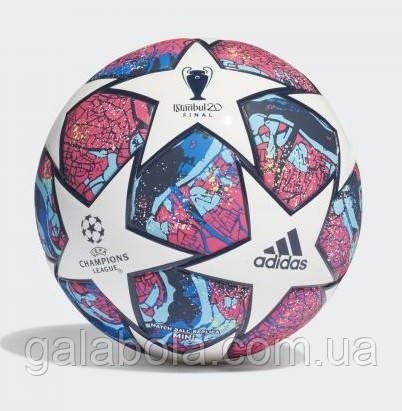 М'яч футбольний Adidas Finale Istanbul Mini FH7348 (розмір 1)