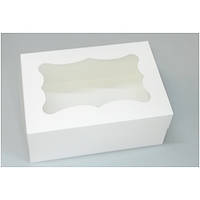 Коробка для солодощів 27*17*6 см біла